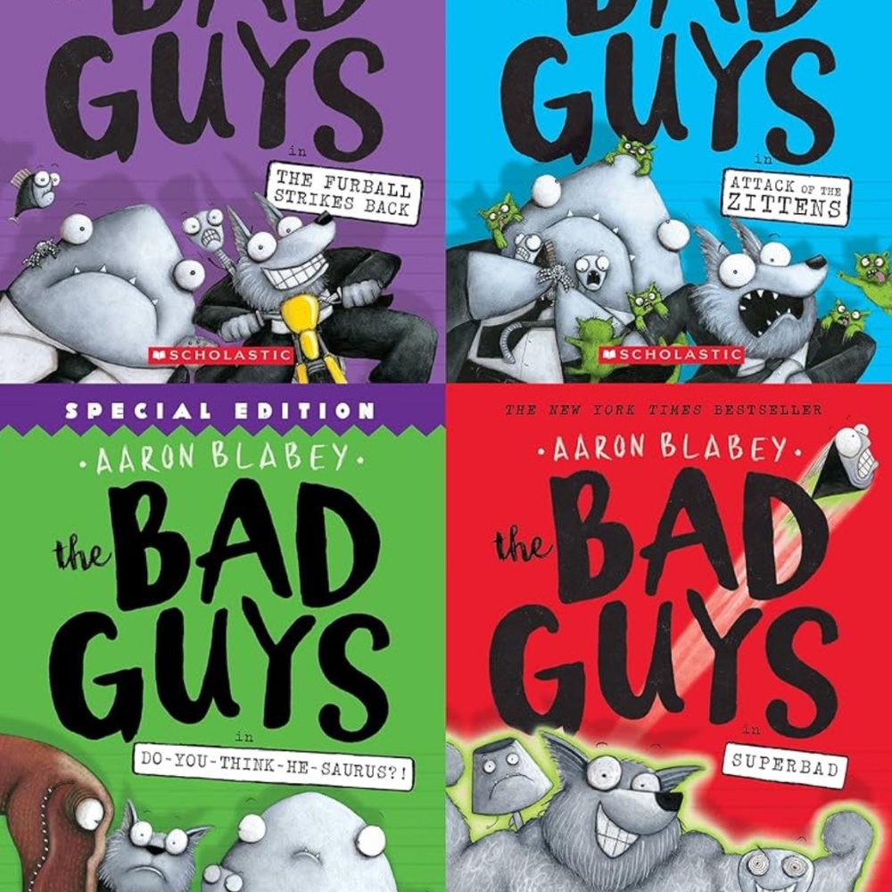 Graphic novel Bad Guys Book Series 1-16 for kids 7-13 y.o 10lb comics book - Picture 3 of 6